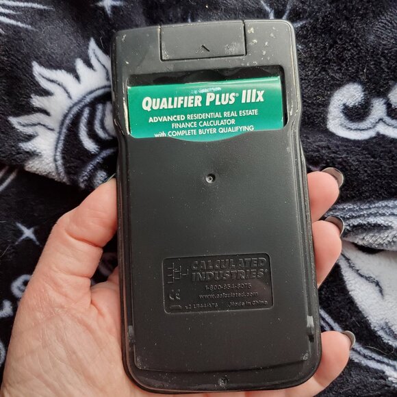 Calculated Industries Model 3415 Qualifier Plus IIIx Advanced RE Calculator - Picture 4 of 6